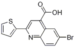 6-Bromo-2-(2-thienyl)-4-quinolinecarboxylic acid Structure,33289-49-5Structure