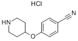 4-(哌啶-4-氧基)-苯甲腈盐酸盐结构式_333954-90-8结构式