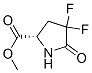 4,4-二氟-5-氧代-L-脯氨酸甲酯 (9ci)结构式_333956-61-9结构式