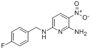 2-氨基-6-[(4-氟苄基)-氨基]-3-硝基吡啶结构式_33400-49-6结构式