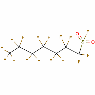 1,1,2,2,3,3,4,4,5,5,6,6,7,7,7-Pentadecafluoroheptane-1-sulfonyl fluoride Structure,335-71-7Structure