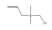 烯丙基(氯甲基)二甲硅烷结构式_33558-75-7结构式