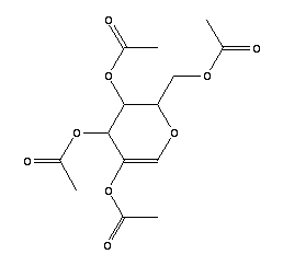 [(2R,3r,4s)-4,5-diacetyloxy-2-(acetyloxymethyl)-3,4-dihydro-2h-pyran-3-yl] acetate Structure,3366-47-0Structure