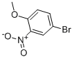 4-Bromo-2-nitroanisole Structure,33696-00-3Structure