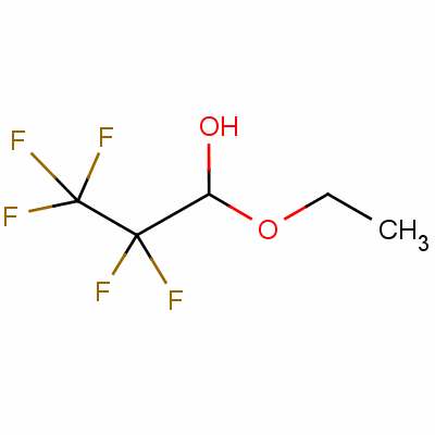 Pentafluoropropionaldehyde ethyl hemiacetal Structure,337-28-0Structure