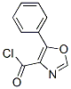 5-苯基-1,3-噁唑-4-甲酰氯结构式_337508-64-2结构式