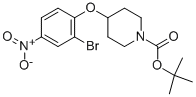 T-butyl 4-(2-bromo-4-nitrophenoxy)piperidine-1-carboxylate Structure,337520-16-8Structure