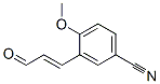 Benzonitrile,4-methoxy-3-[(1e)-3-oxo-1-propenyl ]-(9ci) Structure,337520-38-4Structure