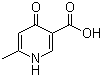6-Methyl-4-oxo-1,4-dihydropyridine-3-carboxylic acid Structure,33821-58-8Structure