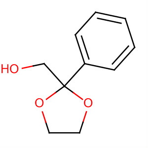 2-苯基-1,3-二氧戊环-2-甲醇结构式_33868-51-8结构式