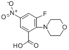 3-Fluoro-2-(4-morpholinyl)-5-nitrobenzoic acid Structure,339154-54-0Structure