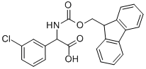 (3-氯-苯基)-[(9h-芴-9-甲氧基羰基氨基)]-乙酸结构式_339208-90-1结构式