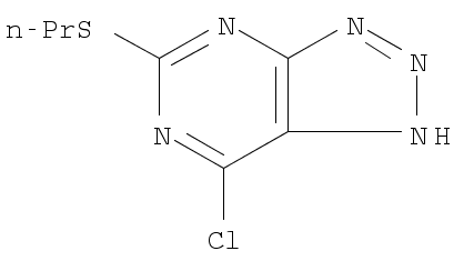 7-Chloro-5-(propylthio)-3h-1,2,3-triazolo[4,5-d]pyrimidine Structure,339286-31-6Structure