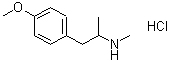 para-甲氧基甲基苯丙胺盐酸盐结构式_3398-68-3结构式