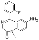 氨基氟硝西泮结构式_34084-50-9结构式