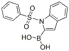 1-(苯磺酰基)-2-吲哚硼酸结构式_342404-46-0结构式