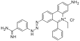 氯化氮氨菲啶结构式_34301-55-8结构式