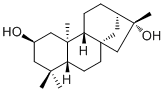 2,16-贝壳杉烷二醇结构式_34302-37-9结构式