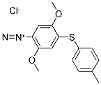 P-diazo(4’-tolyl)mercapto-2,5-dimethoxy benzene zinc chloride salt Structure,34370-35-9Structure