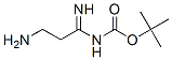 Carbamic acid,(3-amino-1-iminopropyl)-,1,1-dimethylethyl ester (9ci) Structure,343853-56-5Structure
