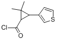 Cyclopropanecarbonyl chloride,2,2-dimethyl-3-(3-thienyl)-(9ci) Structure,343856-88-2Structure
