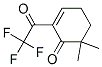 (9CI)-6,6-二甲基-2-(三氟乙酰基)-2-环己烯-1-酮结构式_343950-36-7结构式