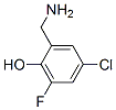 2-(氨基甲基)-4-氯-6-氟-苯酚结构式_344326-64-3结构式