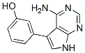 3-(4-氨基-7H-吡咯[2,3-d]-5-嘧啶)苯酚结构式_344359-60-0结构式