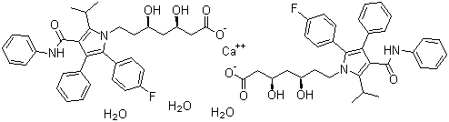 Atorvastatin calcium salt trihydrate Structure,344423-98-9Structure
