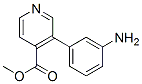 3-(3-氨基苯基)-4-吡啶羧酸甲酯结构式_344450-40-4结构式