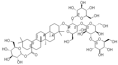 辽东楤木皂苷X结构式_344911-90-6结构式
