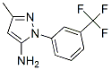 5-Methyl-2-(3-trifluoromethyl-phenyl)-2h-pyrazol-3-ylamine Structure,345-07-3Structure