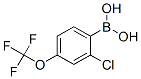 2-Chloro-4-trifluoromethoxybenzeneboronic acid Structure,345226-20-2Structure