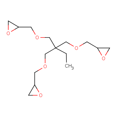 2,2-(((2-乙基-2-((环氧乙烷-2-基甲氧基)甲基)丙烷-1,3-二yl)双(氧基))双(亚甲基))双(环氧乙烷)结构式_3454-29-3结构式