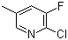 2-氯-3-氟-5-甲基吡啶结构式_34552-15-3结构式