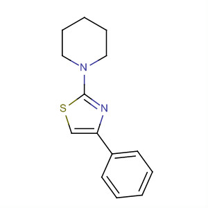 1-(4-苯基-2-噻唑)哌啶结构式_34587-25-2结构式