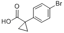 1-(4-溴苯基)环丙烷羧酸结构式_345965-52-8结构式