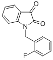 1-(2-氟苄基)-1H-吲哚-2,3-二酮结构式_346640-52-6结构式