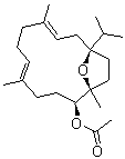 Incensole acetate Structure,34701-53-6Structure