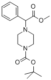 Tert-butyl 4-((methoxycarbonyl)(phenyl)methyl)piperazine-1-carboxylate Structure,347186-48-5Structure