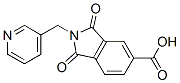 1,3-Dioxo-2-(3-pyridinylmethyl)-5-isoindolinecarboxylic acid Structure,348125-25-7Structure