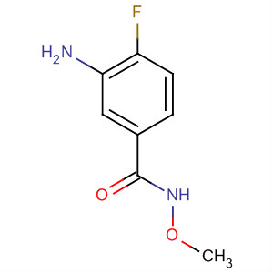 3-氨基-4-氟-N-甲氧基苯甲酰胺结构式_348165-47-9结构式