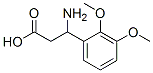 3-氨基-3-(2,3-二甲氧基苯基)-丙酸结构式_34840-98-7结构式