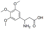 3-氨基-3-(3,4,5-三甲氧基苯基)-丙酸结构式_34841-00-4结构式