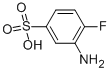 3-氨基-4-氟苯磺酸结构式_349-64-4结构式