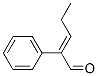 2-苯基-2-戊烯醛结构式_3491-63-2结构式