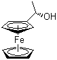 (R)-1-二茂铁基乙醇结构式_35025-24-2结构式