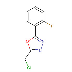 1,3,4-Oxadiazole, 2-(chloromethyl)-5-(2-fluorophenyl)- Structure,350672-17-2Structure