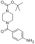 4-(4-氨基苯甲酰基)四氢-1(2H)-吡嗪羧酸叔丁酯结构式_350684-49-0结构式