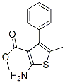 2-氨基-5-甲基-4-苯基-噻吩-3-羧酸 甲酯结构式_350988-88-4结构式